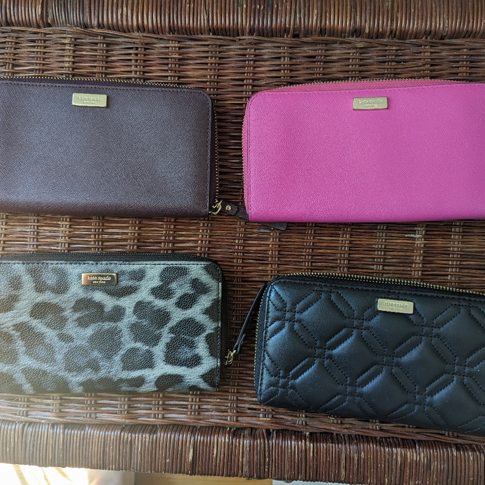 4 Kate Spade wallets